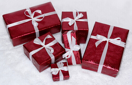 プレゼントの写真